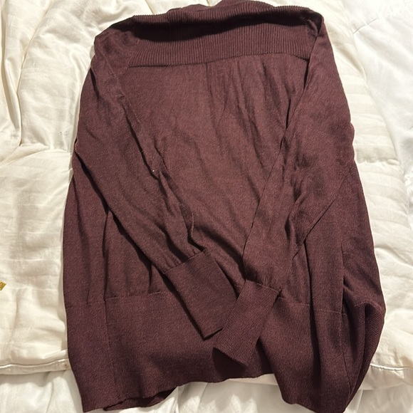 Loft - Maroon L/S Cardigan - Small - Picture 4 of 4